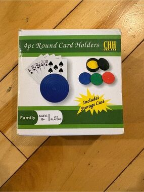 4pc Round Card Holders